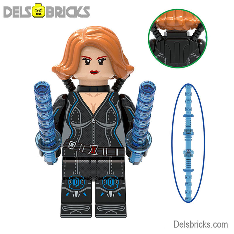 Black Widow (Marvel Avengers) - Custom Building Blocks Mini Figures Compatible with LEGO