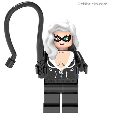 Black Cat (Marvel Spider-Man) - Custom Building Blocks Mini Figures Compatible with LEGO