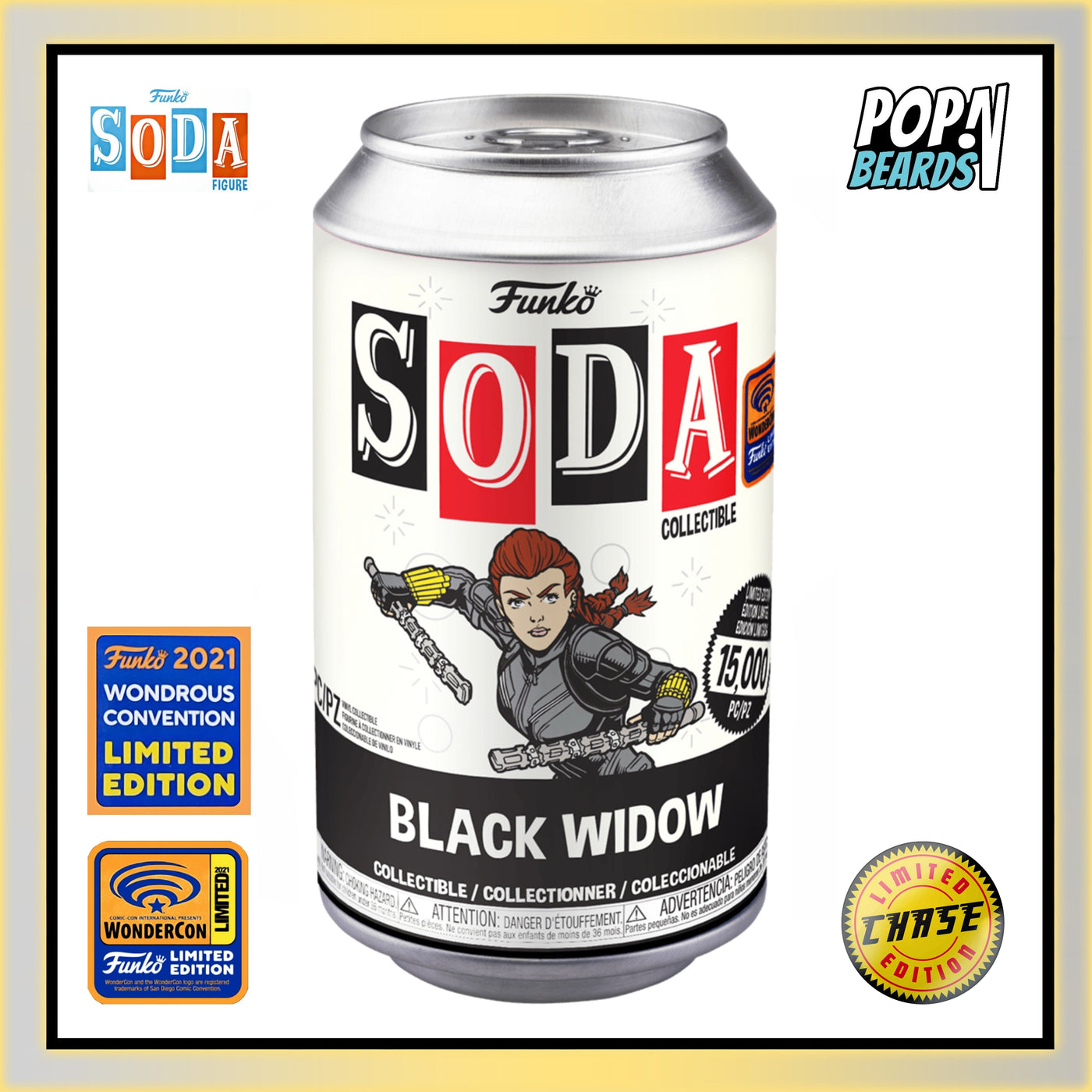 Vinyl Soda: Marvel (Black Widow), Black Widow Exclusive