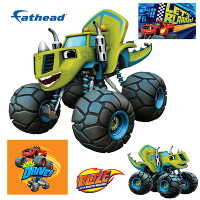 Zeg - Blaze and the Monster Machines - RealBig Collection - Official Nickelodeon - Reusable Vinyl Wall Decals