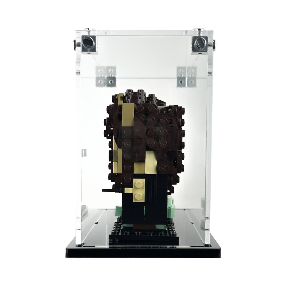 LEGO - Custom Acrylic Display Case for 3 BrickHeadz (5.5h x 8.5w x 3.4d) by Display Geek Flying Box 3mm thick dust and dirt protection