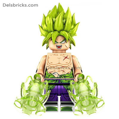 Broly (Dragon Ball Z) - Custom Building Blocks Mini Figures Compatible with LEGO