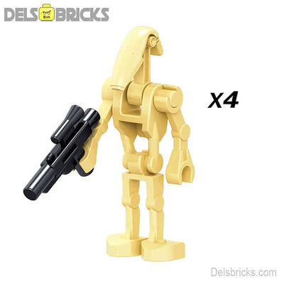 Battle Droids (Star Wars) - Custom Building Blocks Mini Figures Compatible with LEGO