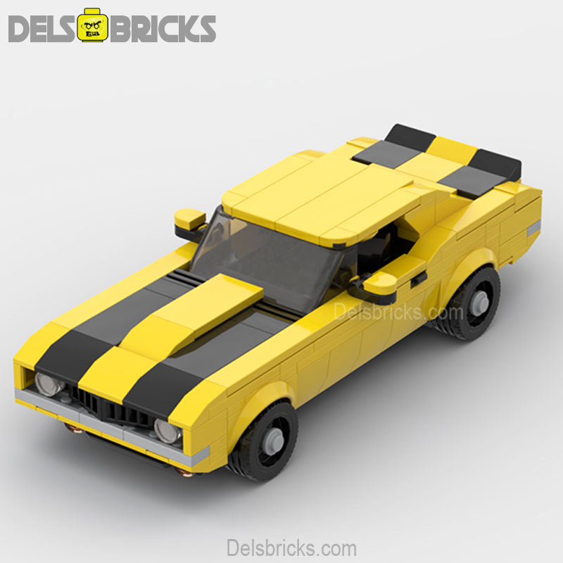 Camaro Z28 (Classic Muscle Cars) - Custom Building Blocks Mini Figures Compatible with LEGO