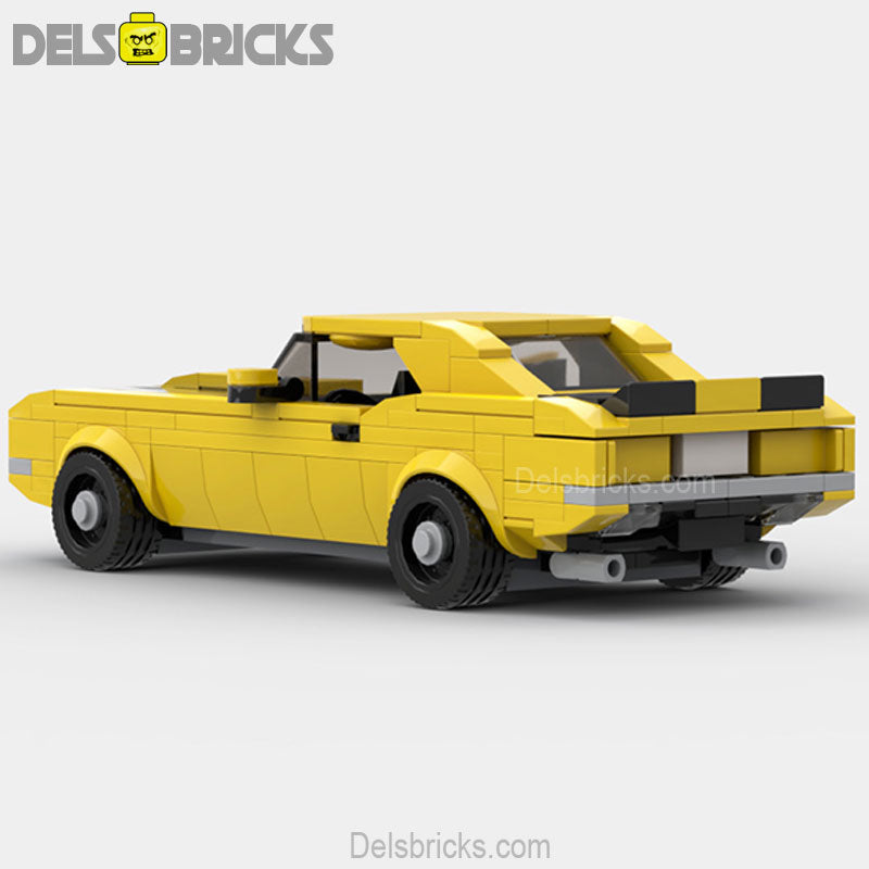 Camaro Z28 (Classic Muscle Cars) - Custom Building Blocks Mini Figures Compatible with LEGO