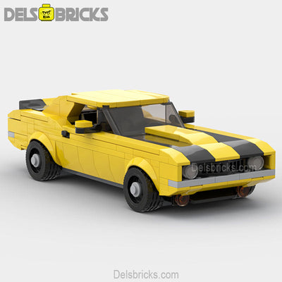 Camaro Z28 (Classic Muscle Cars) - Custom Building Blocks Mini Figures Compatible with LEGO