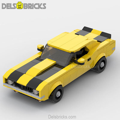 Camaro Z28 (Classic Muscle Cars) - Custom Building Blocks Mini Figures Compatible with LEGO