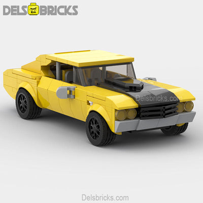 Camaro SS (Classic Muscle Cars) - Custom Building Blocks Mini Figures Compatible with LEGO