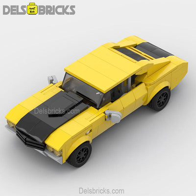 Camaro SS (Classic Muscle Cars) - Custom Building Blocks Mini Figures Compatible with LEGO