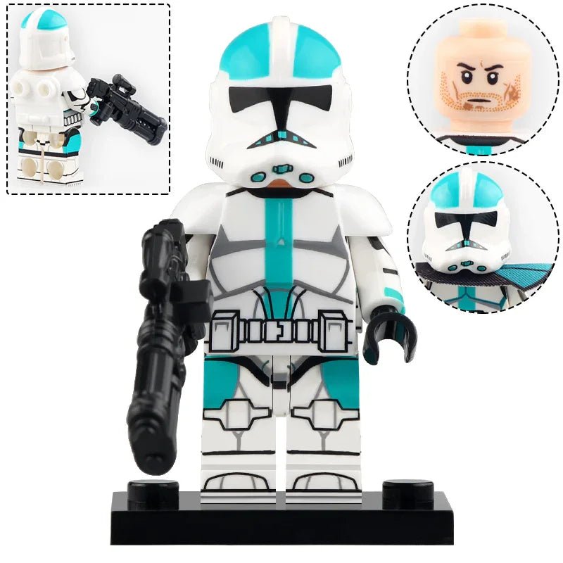 Custom Howzer Captain Howzer Clone Trooper (Star Wars) - Custom Building Blocks Mini ...