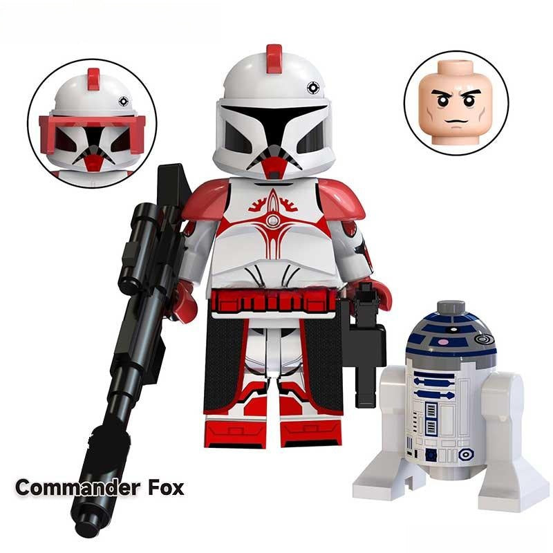 Commander Fox & Droid #4 (Star Wars) - Custom Building Blocks Mini Fig ...