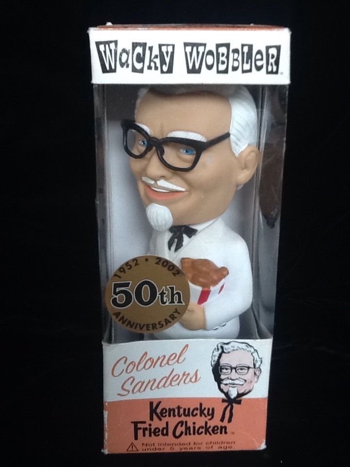 Funko Wacky Wobbler: Colonel Sanders (Gold Base) KFC 50th Anniversary