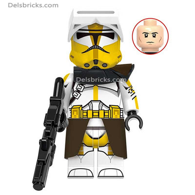 Commander Bly Clone Trooper (Star Wars) - Custom Building Blocks Mini Figures Compatible with LEGO