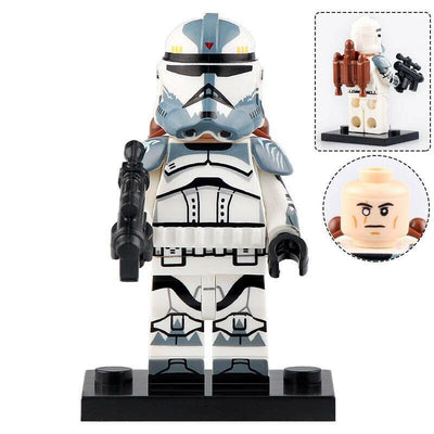 Commander Wolffe Clone Trooper (Star Wars) - Custom Building Blocks Mini Figures Compatible with LEGO