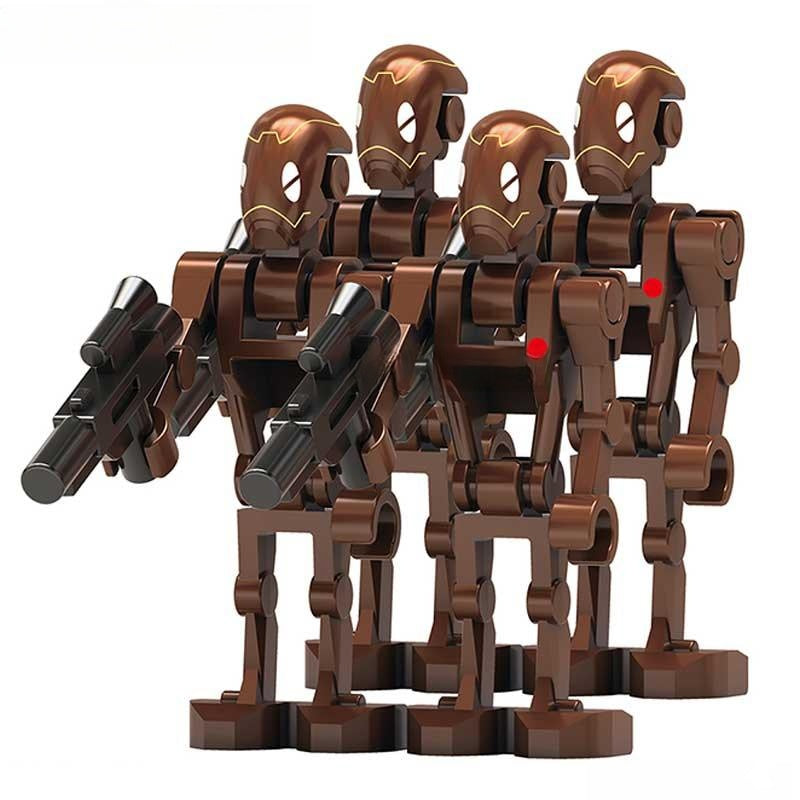 Set of 4 - Commando Battle Droids (Star Wars) - Custom Building Blocks ...
