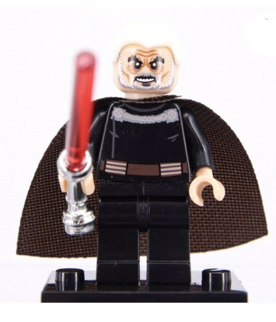 Count Dooku Film Version (Star Wars) - Custom Building Blocks Mini Figures Compatible with LEGO