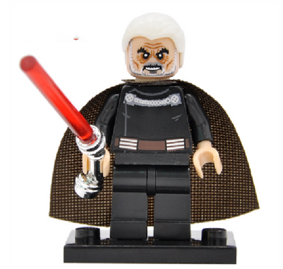 Count Dooku Film Version (Star Wars) - Custom Building Blocks Mini Figures Compatible with LEGO