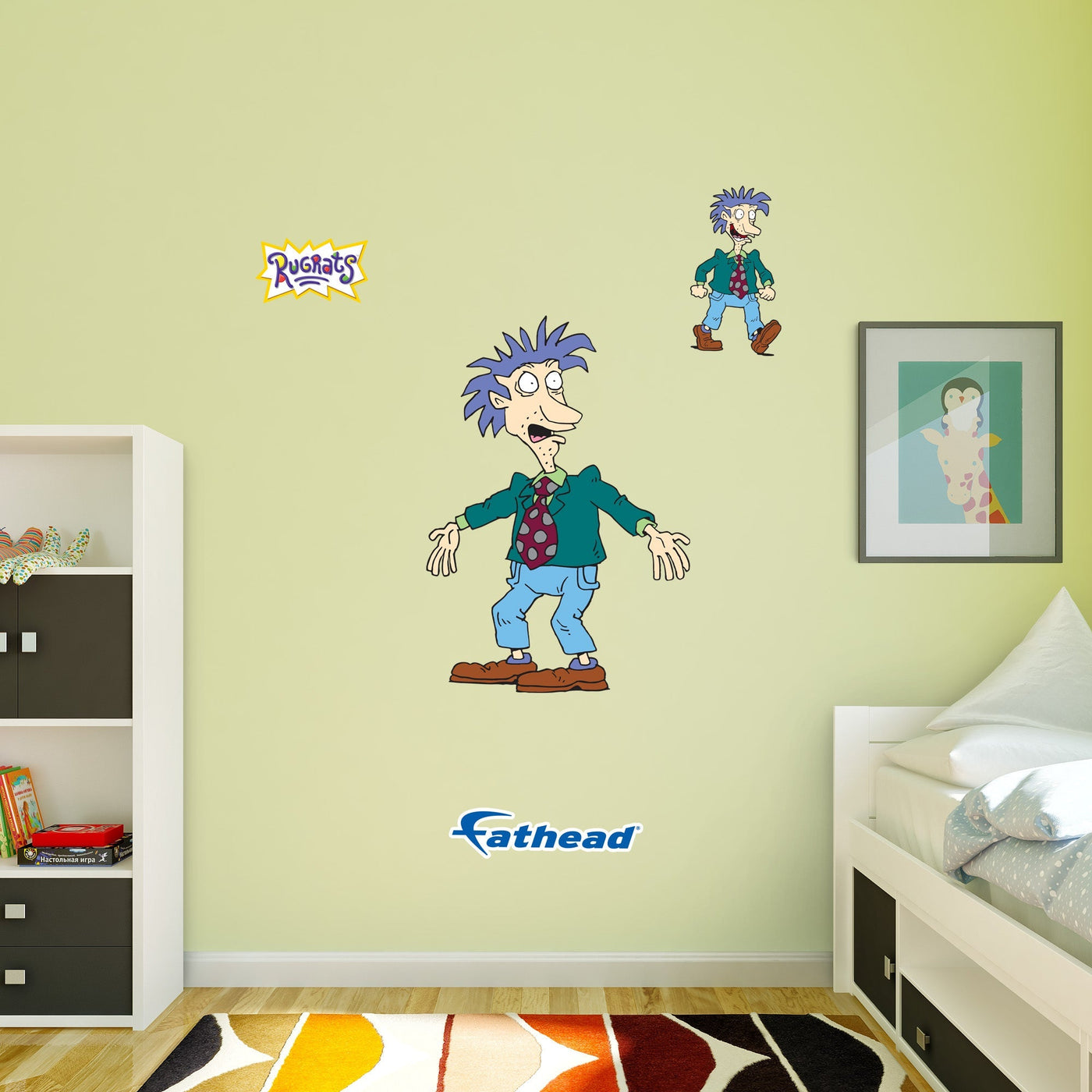 Stu Pickles - Rugrats - RealBig Collection - Official Nickelodeon - Reusable Vinyl Wall Decals