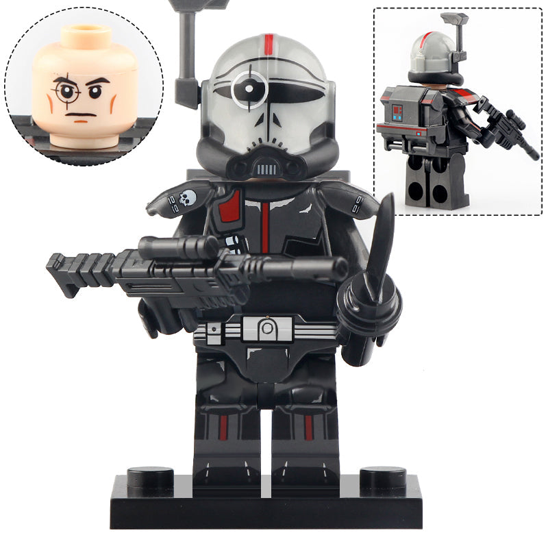 Crosshair from The Bad Batch (Star Wars) - Custom Building Blocks Mini Figures Compatible with LEGO