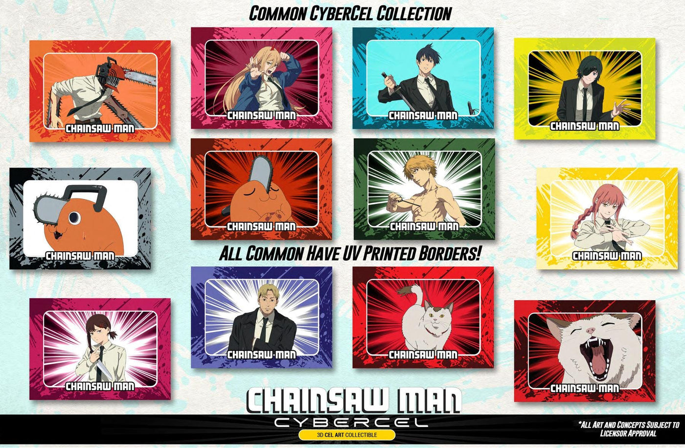 CYBERCEL Collectible Art Cards: Chainsaw Man Series 1 - Sealed Foil Pack