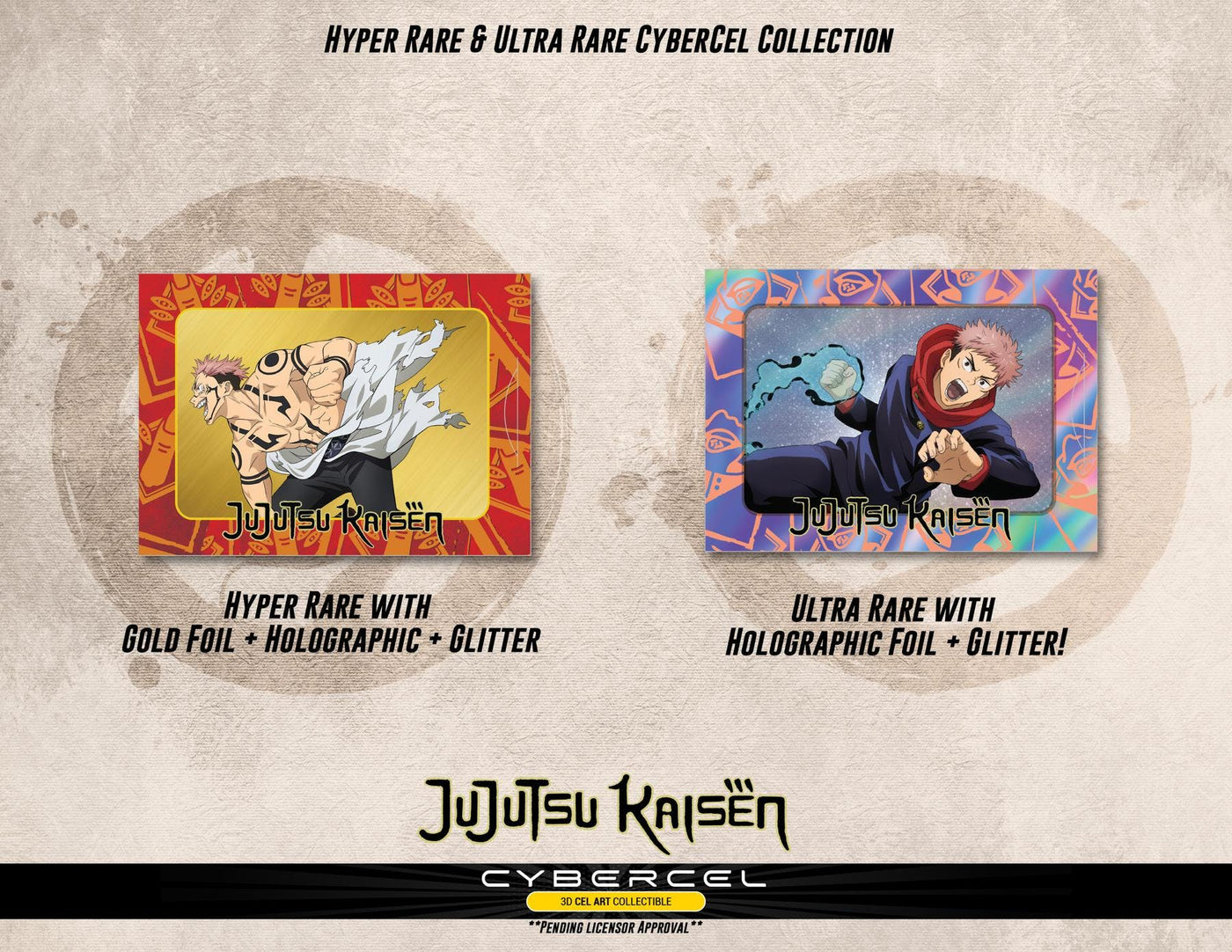 CYBERCEL Collectible Art Cards: JuJuTsu Kaisen Series 1 - Sealed Foil Pack