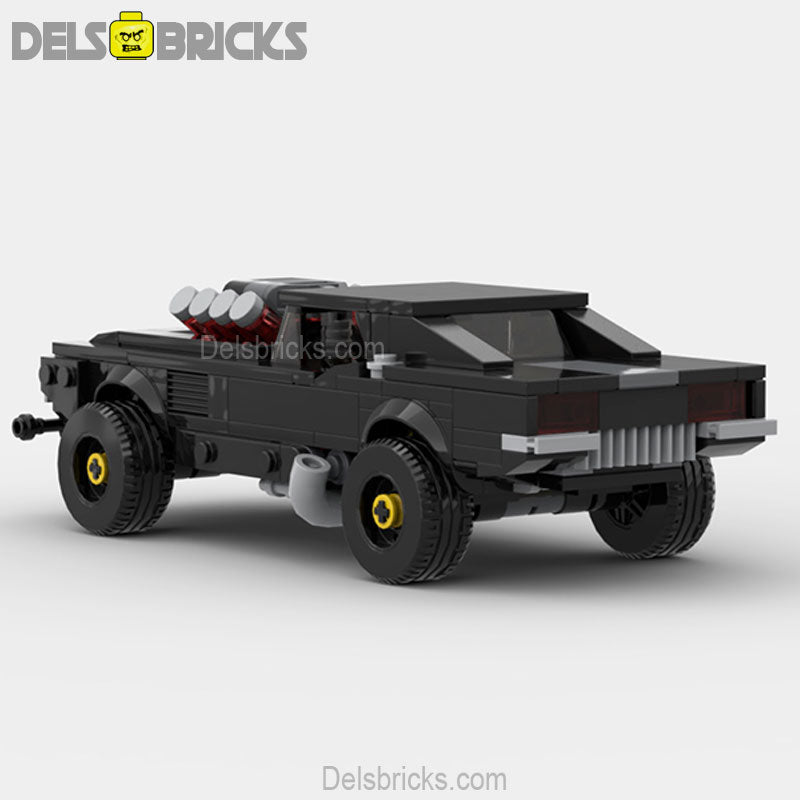 Cyberpunk Dodge Charger (Classic Muscle Cars) - Custom Building Blocks Mini Figures Compatible with LEGO
