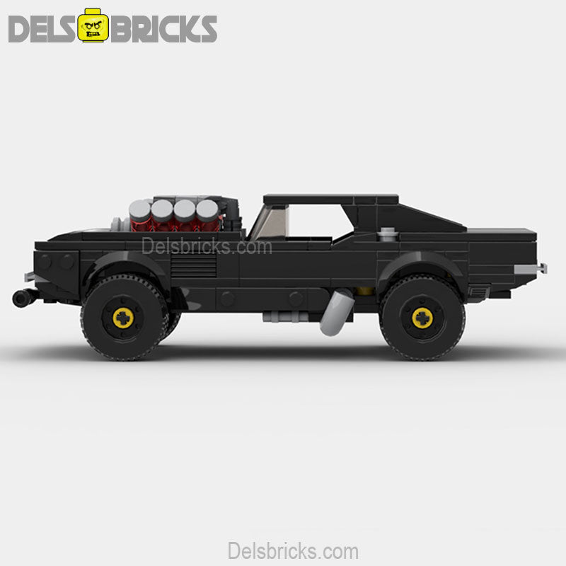 Cyberpunk Dodge Charger (Classic Muscle Cars) - Custom Building Blocks Mini Figures Compatible with LEGO