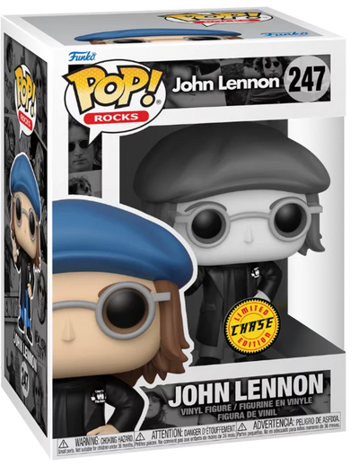 POP! Rocks: 247 John Lennon, John Lennon (BW) (Chase) Exclusive