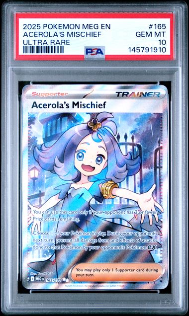 pokemon card acerola Acerola Trainer (Graded) Case main image 1