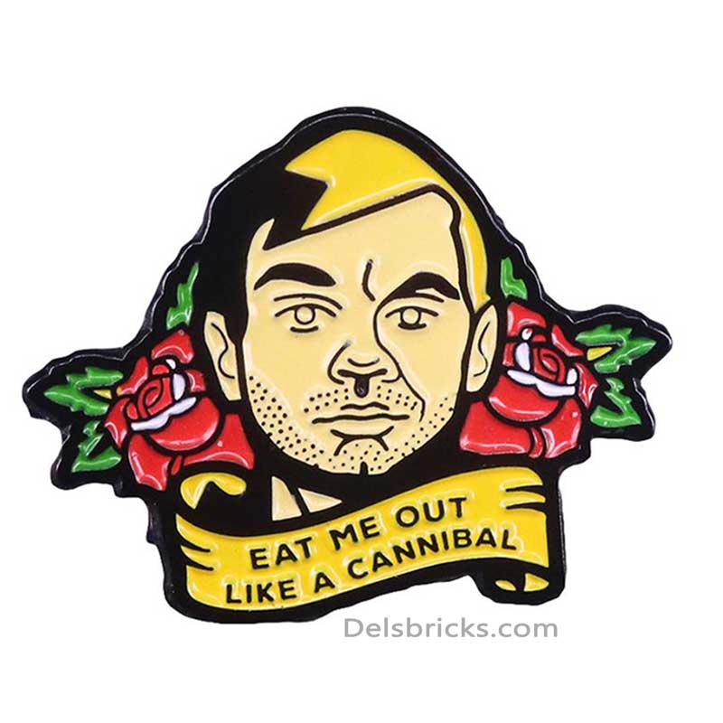 Jeffrey Dahmer Cannibal - Enamel Pin (Enamel Pins Near Me)