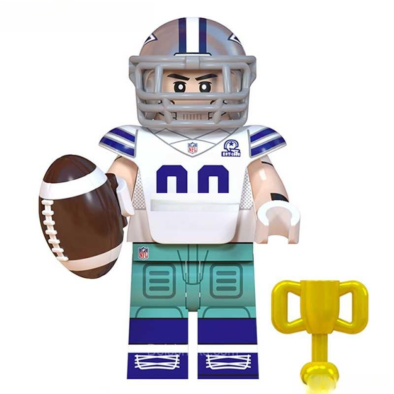Dallas Cowboys (NFL Football) - Custom Building Blocks Mini Figures Co ...