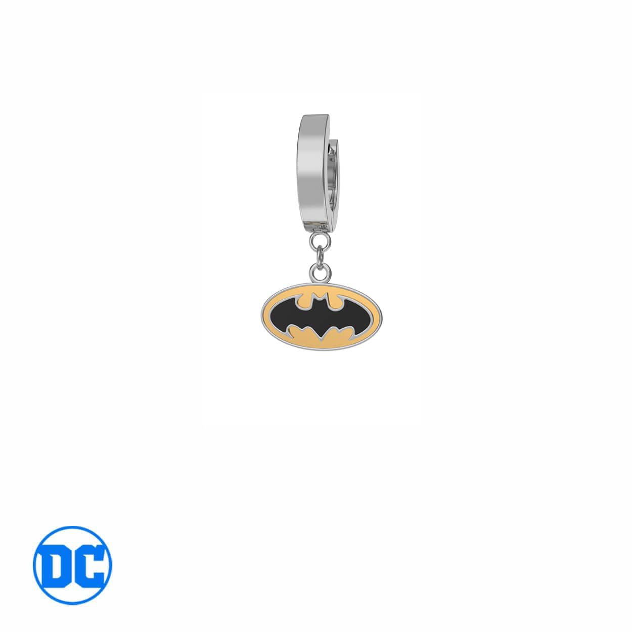 DC Comics™ Batman Oval Logo Earring