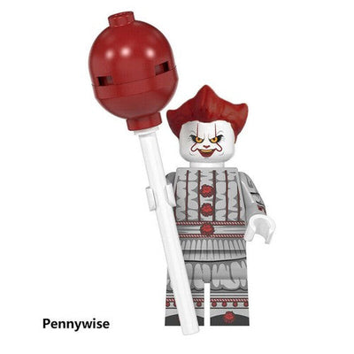 Pennywise 2017 (Stephen King's IT) - Custom Building Blocks Mini Figures Compatible with LEGO