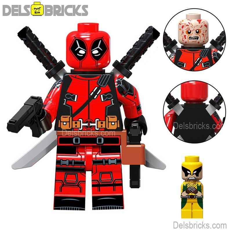 Deadpool (Marvel Deadpool & Wolverine Movie) - Custom Building Blocks Mini Figures Compatible with LEGO