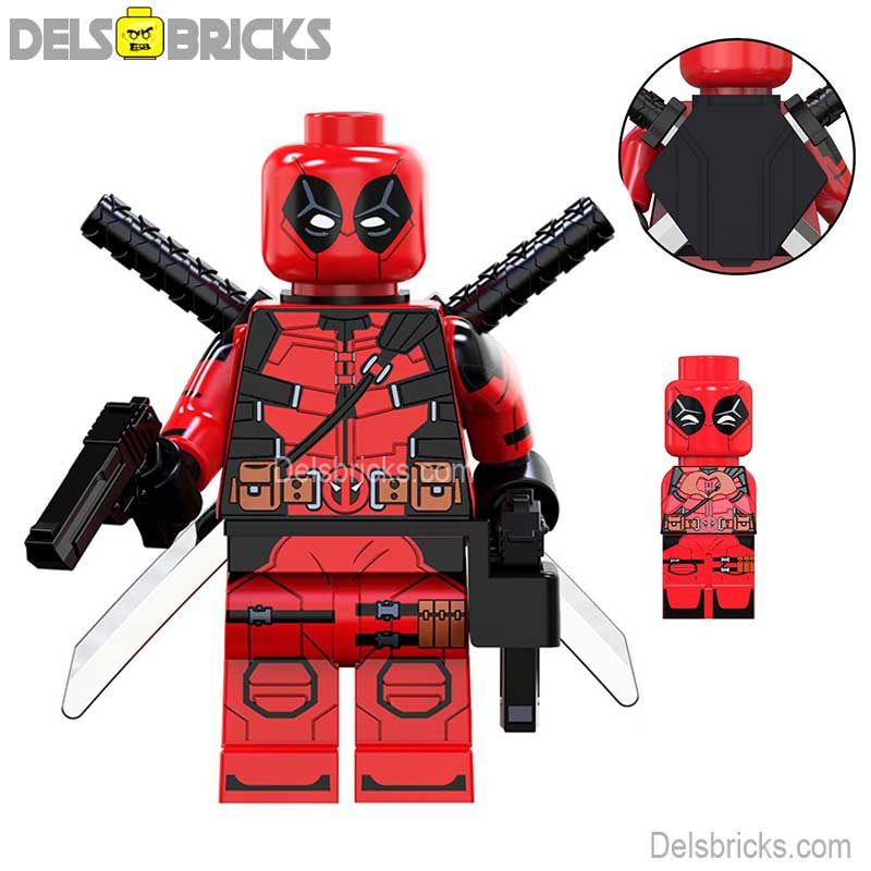 Deadpool (Marvel Deadpool & Wolverine Movie) - Custom Building Blocks Mini Figures Compatible with LEGO