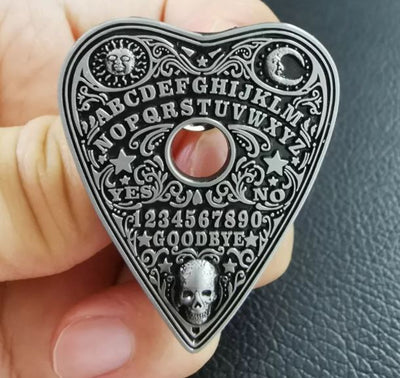 Ouija Board Planchette - Enamel Pin (Enamel Pins Near Me)