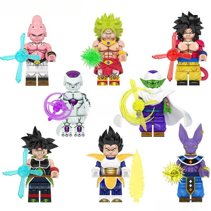 Set of 8 (Dragon Ball Z) - Custom Building Blocks Mini Figures