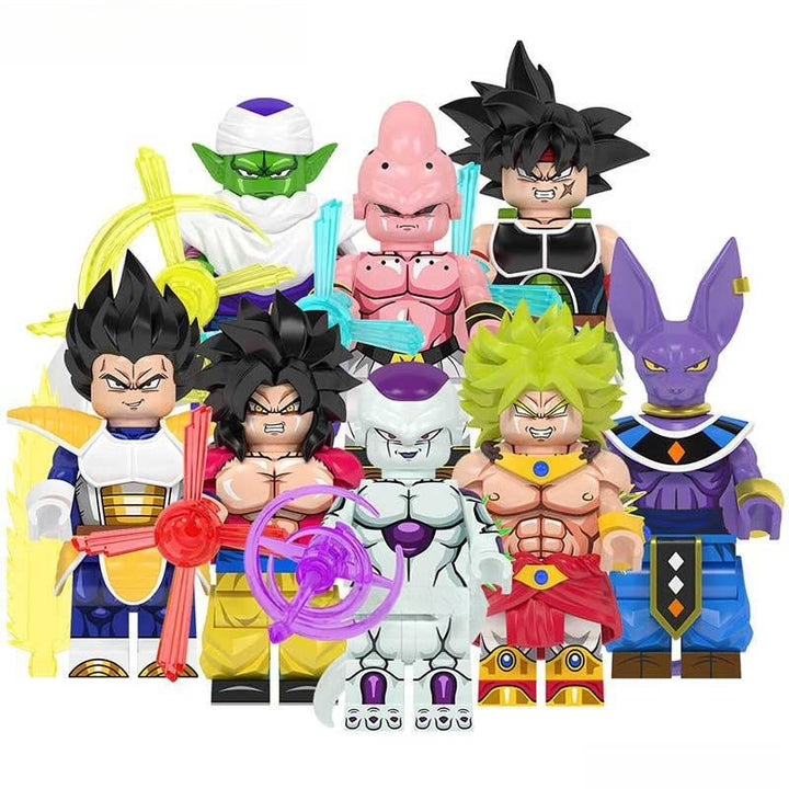 超希少　ドラゴンボールZ ピンズセット 8個 Set of 8 (Dragon Ball Z) - Custom Building Blocks Mini Figures