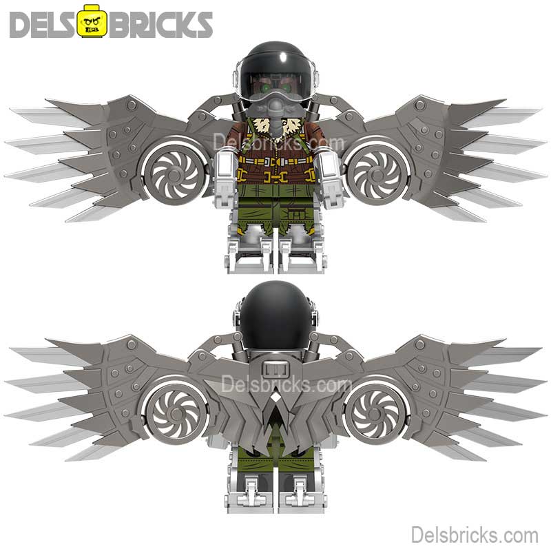 Vulture (Marvel Spider-Man) - Custom Building Blocks Mini Figures Compatible with LEGO