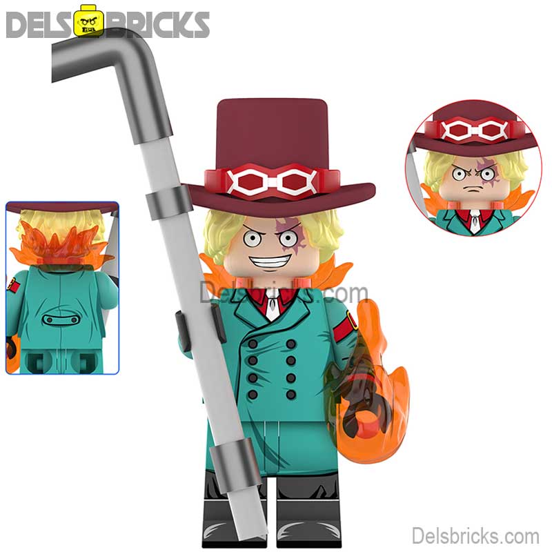 Sabo (One Piece) - Custom Building Blocks Mini Figures Compatible with LEGO