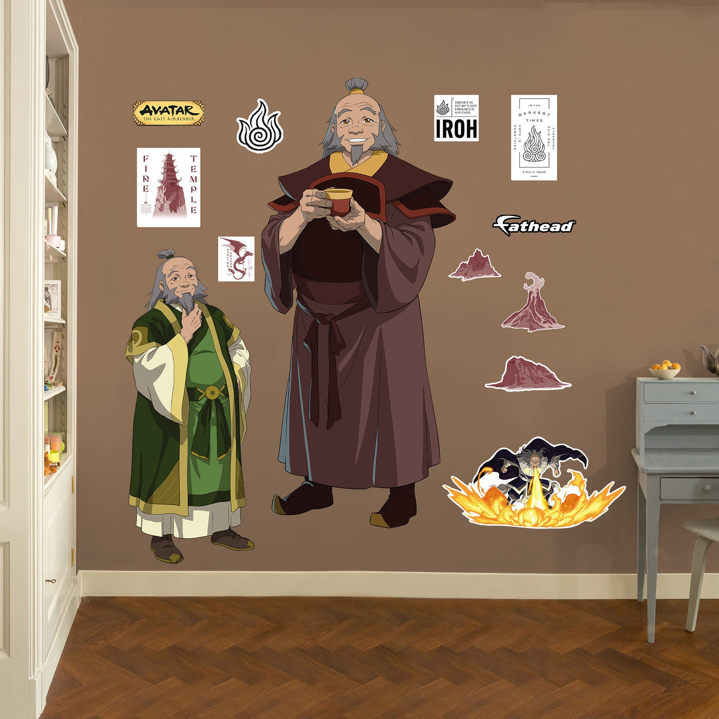 Iroh - Avatar The Last Airbender - RealBig Collection - Official Nickelodeon - Reusable Vinyl Wall Decals