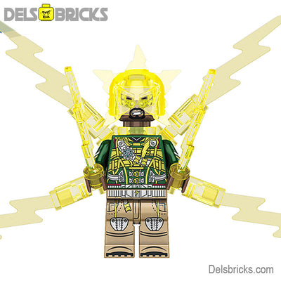 Electro No Way Home (Marvel Spider-Man) - Custom Building Blocks Mini Figures Compatible with LEGO