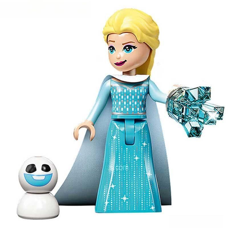 Elsa Block Bot Elsa #1 (Disney Frozen) - Custom Building Blocks Mini Figures Compatib ...