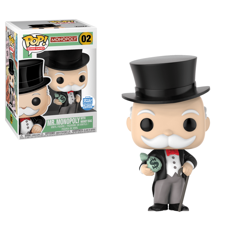 POP! Board Games: 02 Monopoly, Mr. Monopoly Exclusive