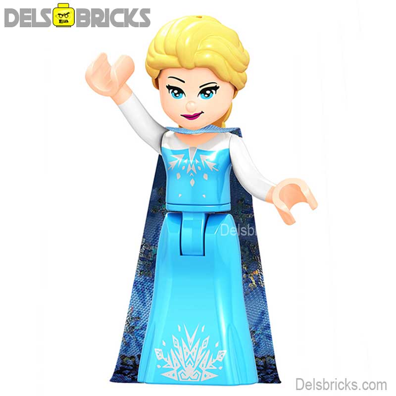 Elsa (Frozen) - Custom Building Blocks Mini Figures Compatible with LEGO