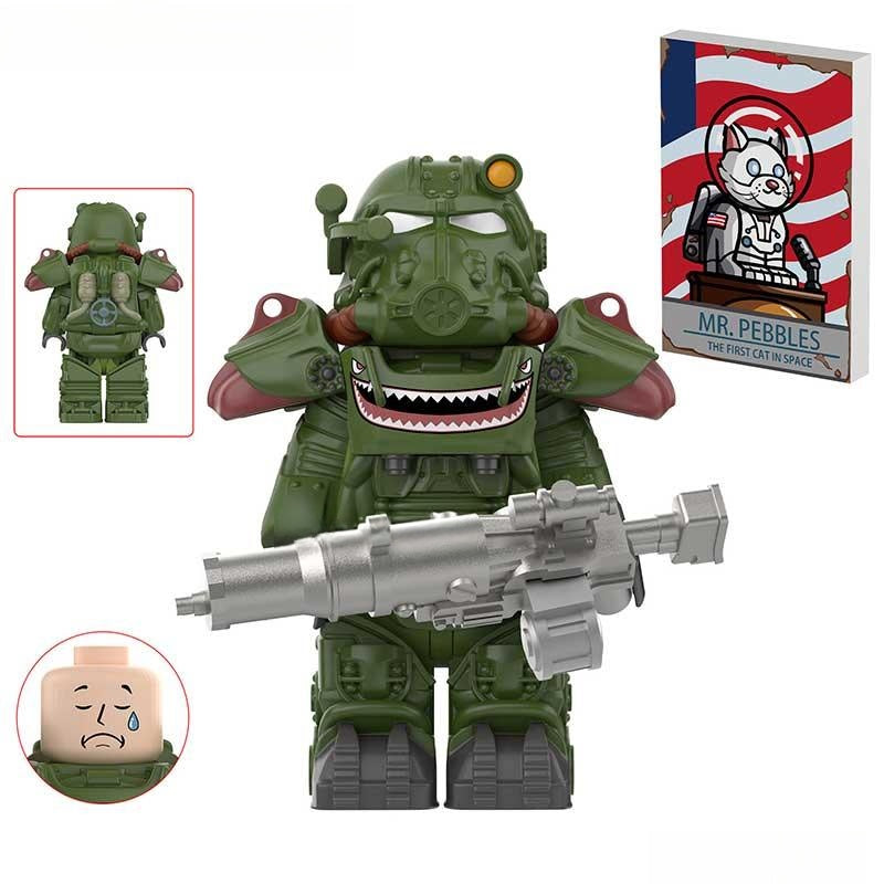 T60 Power Armor 1-6 (Fallout) - Custom Building Blocks Mini Figures Co