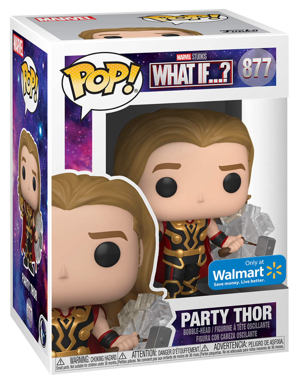 POP! Marvel: 877 What If...?, Party Thor Exclusive