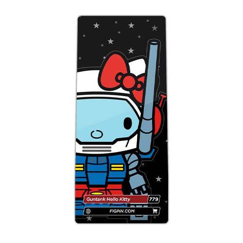 FiGPiN #779 - Gundam x Sanrio - Guntank Hello Kitty Enamel Pin - Limited Edition