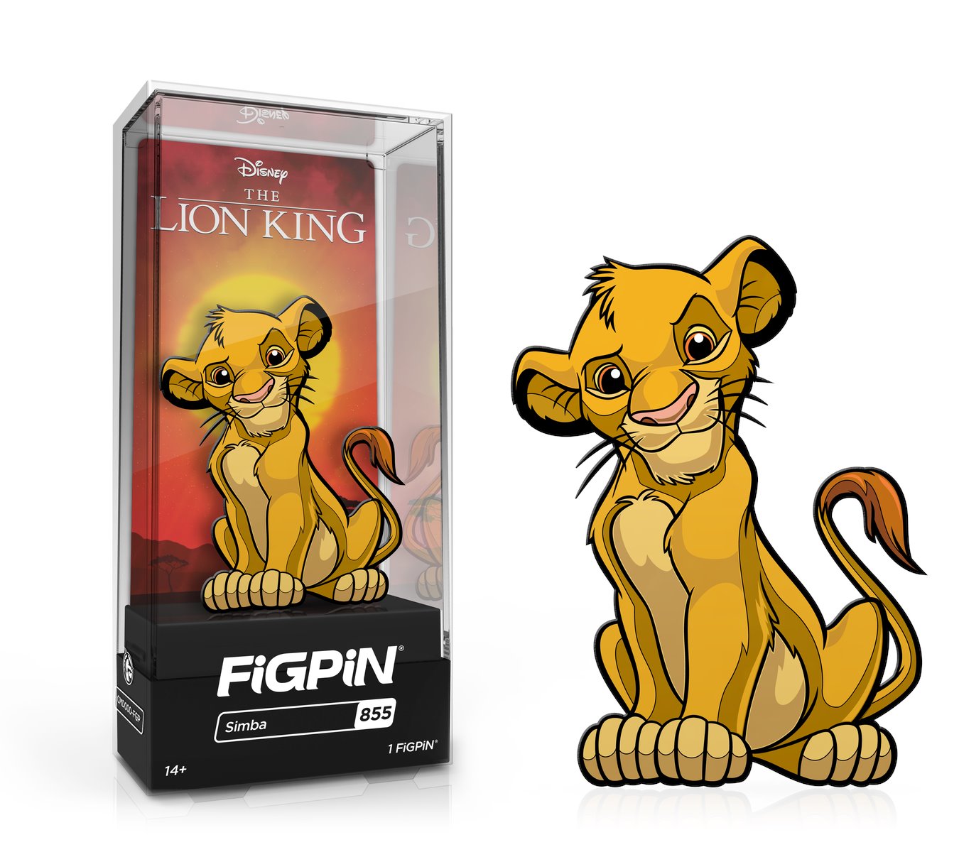 FiGPiN: DISNEY'S THE LION KING - Simba (855)   FiGPiN COMMON  1st Edition - 1,500 Units