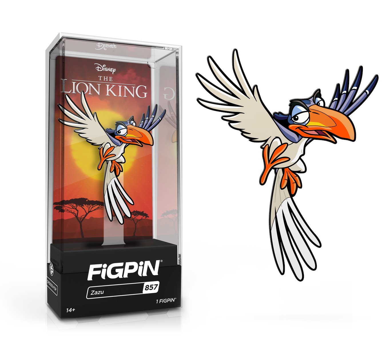 FiGPiN: DISNEY'S THE LION KING - Zazu (857)   FiGPiN COMMON  1st Edition - 1,500 Units